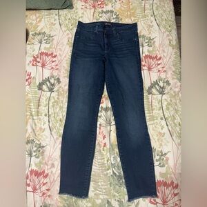 Level 99 Dark Blue Skinny Jeans